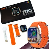 V200 Ultra Sport Smart Watch  - Grey , Black , Orange