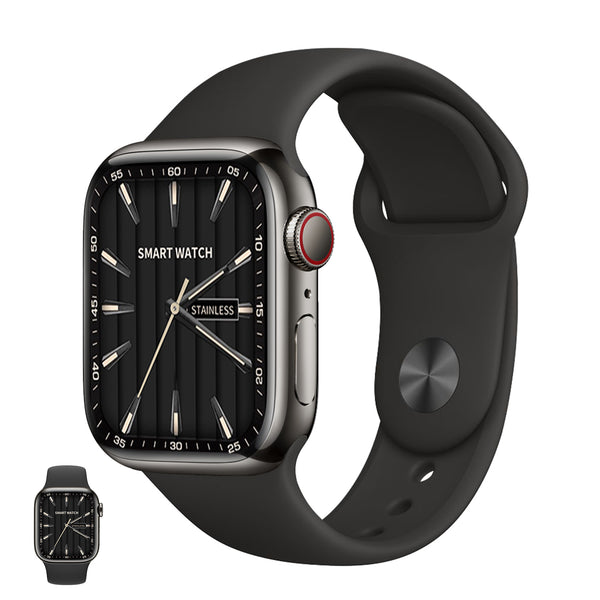 Series 9 Smartwatch (2.19 Inch IPS) Black - Az Gadgets